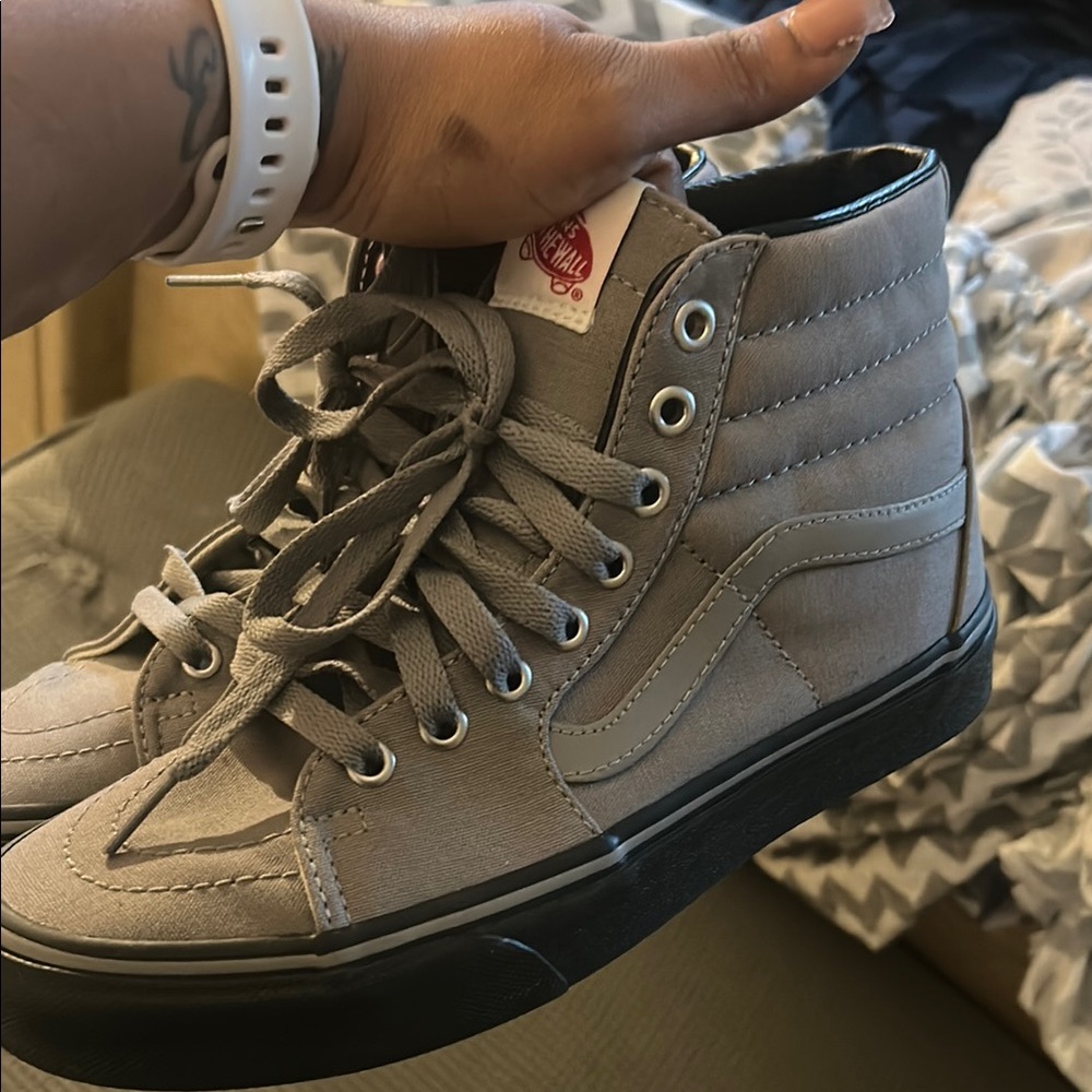 Vans Gray High-Top Sneakers